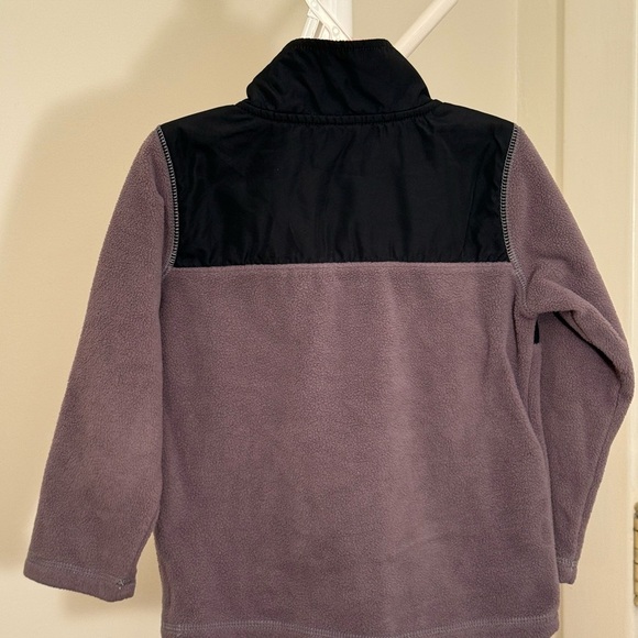 Carter's Black and Gray Fleece Pullover with Orange Accent - Picture 3 of 3